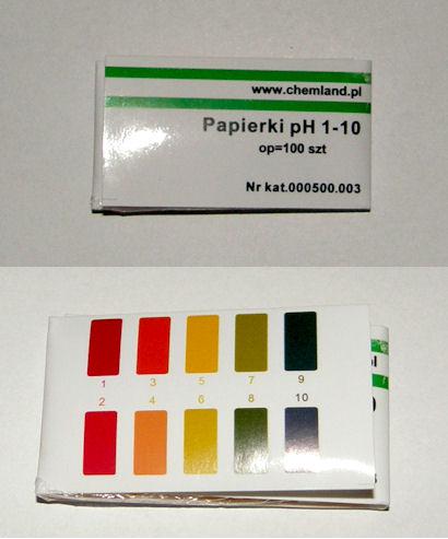 Papierki wskanikowe uniwersalne pH 1-10