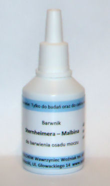 Barwnik Sternheimera - Malbina do barwienia elementw komrkowych osadu moczu 40 ml